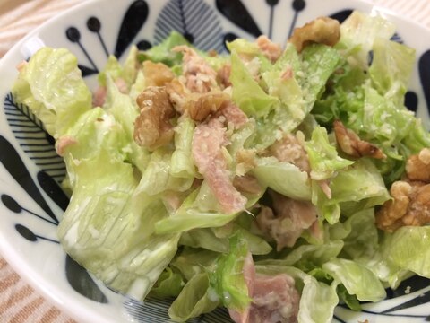 レタス消費に☆レタスとツナの簡単マヨサラダ